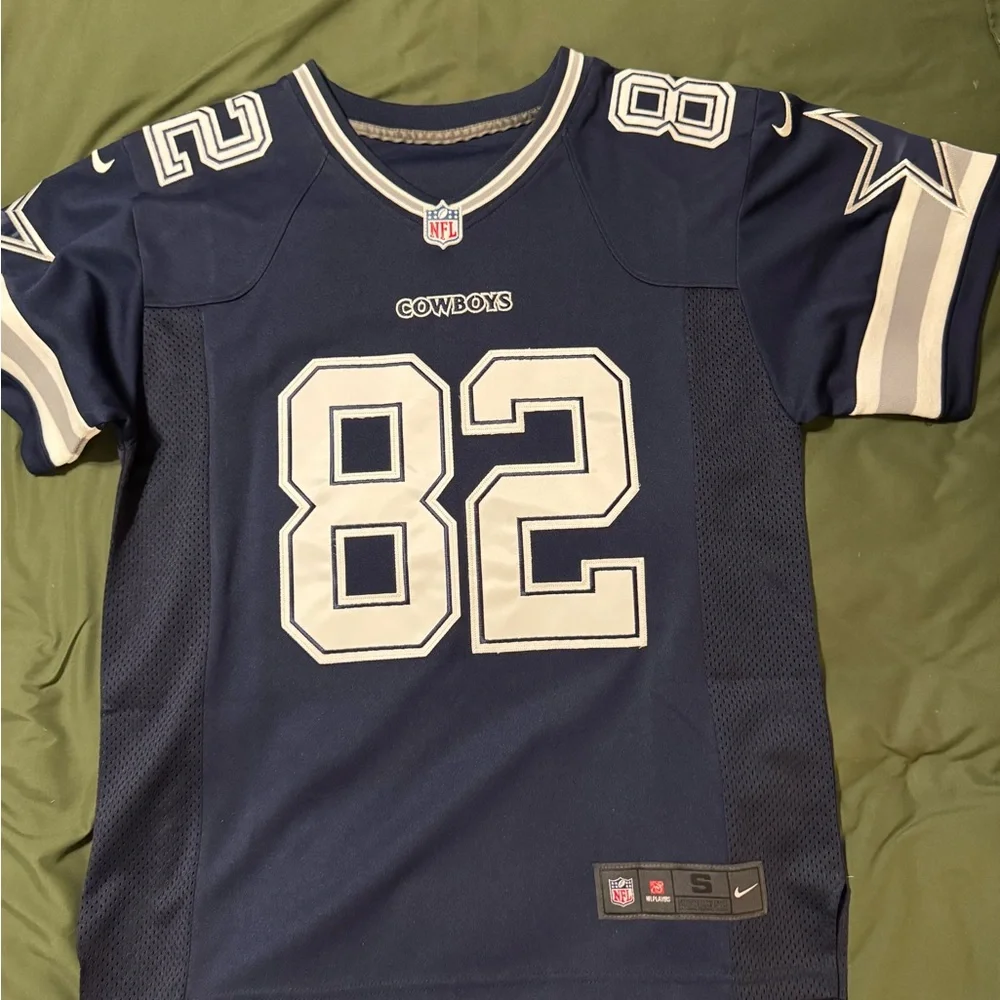Nike Navy and White Cowboys Jersey- Witten/82 SOLD - Picture 1 of 4